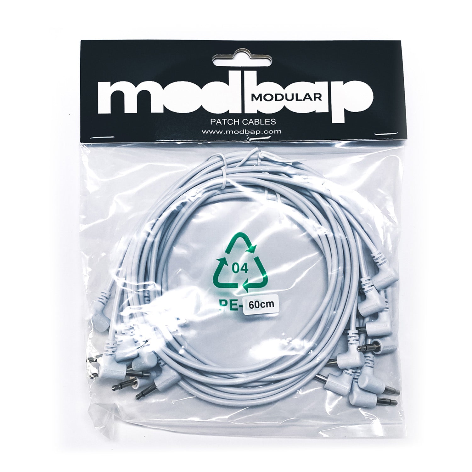 Modbap Modular Right Angle cavi patch 3,5 mm 8 pezzi lunghi