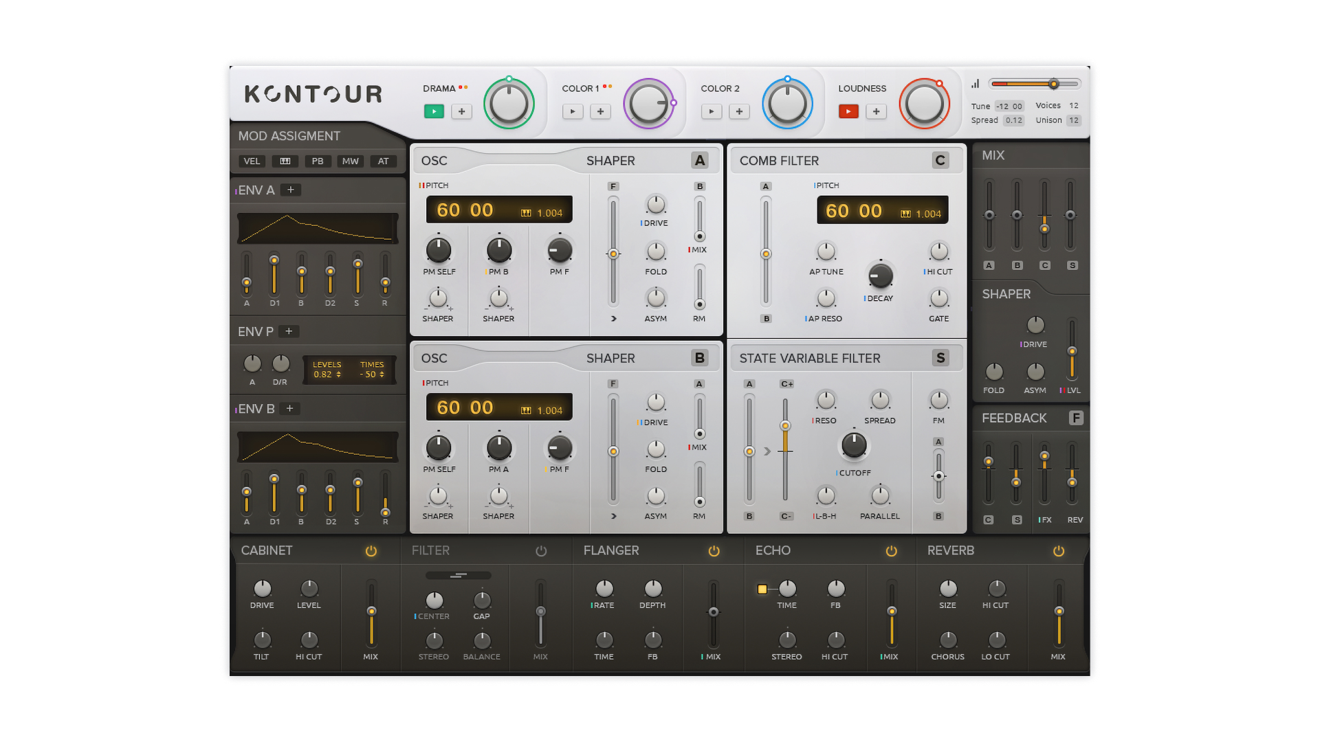 Komplete Kontrol Kontour synth suoni sintetizzatore