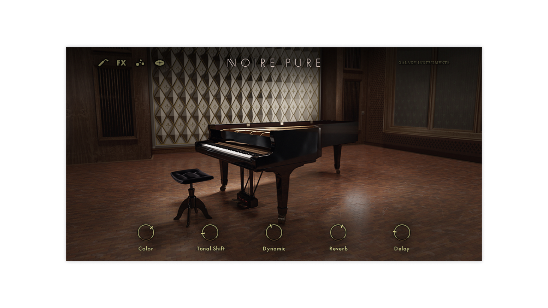 Native Instruments Komplete Kontrol Noire pianoforte virtuale felt
