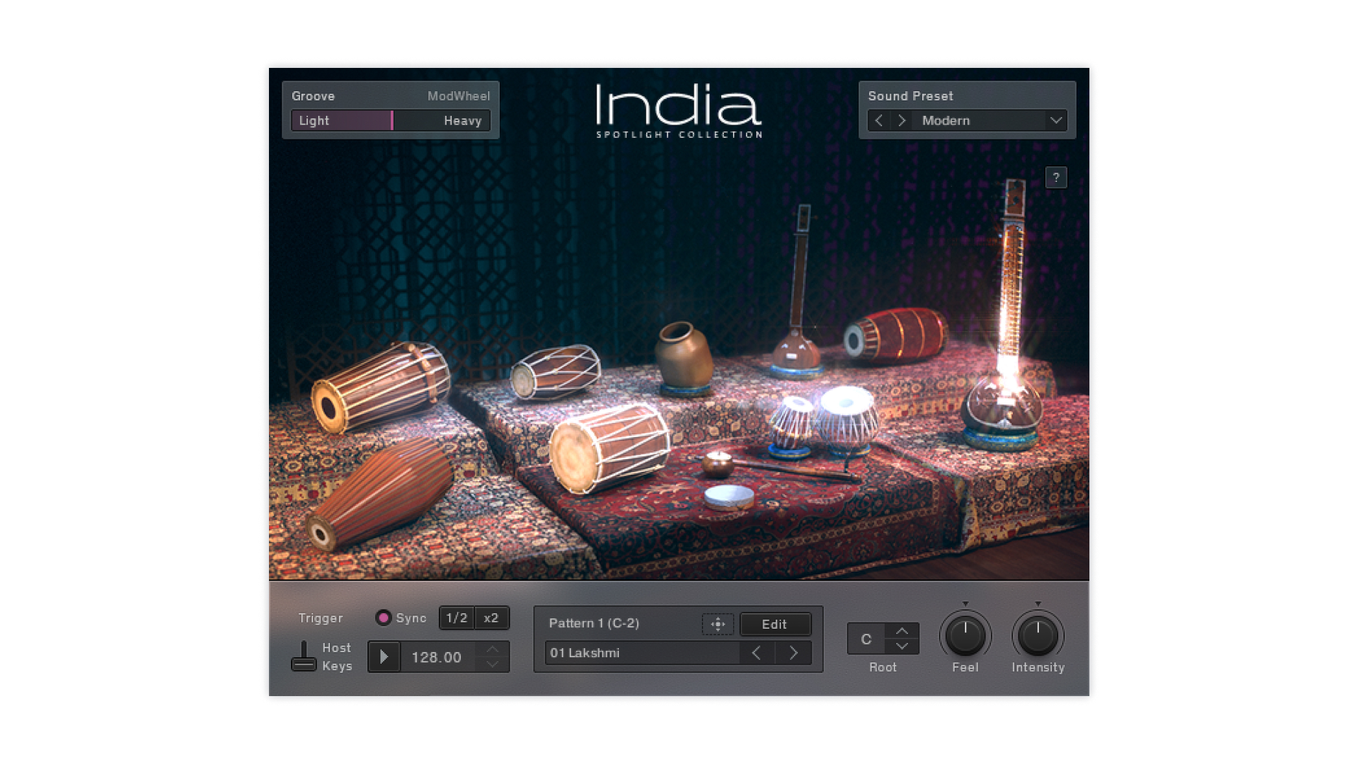 Komplete Kontrol Spotlight India strumenti virtuali licenza