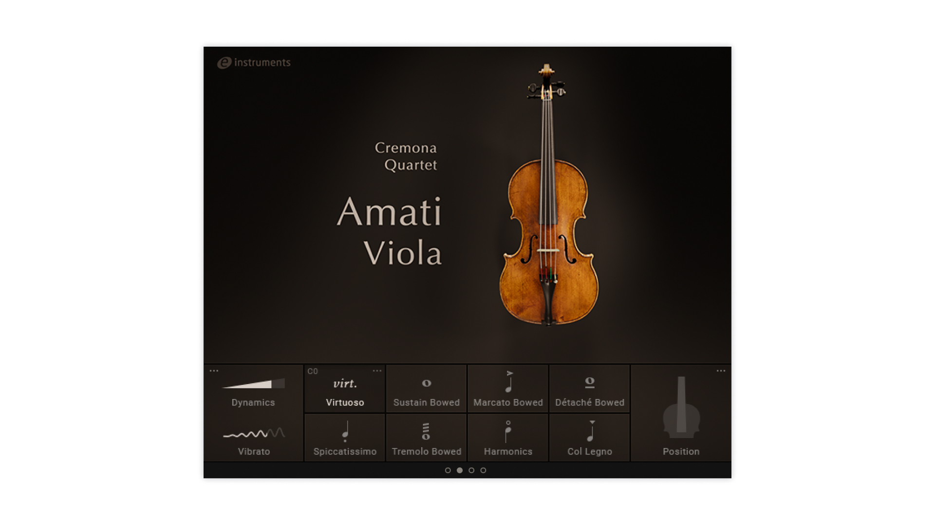 Komplete Kontrol Cremona Quartet Solo archi violino solo