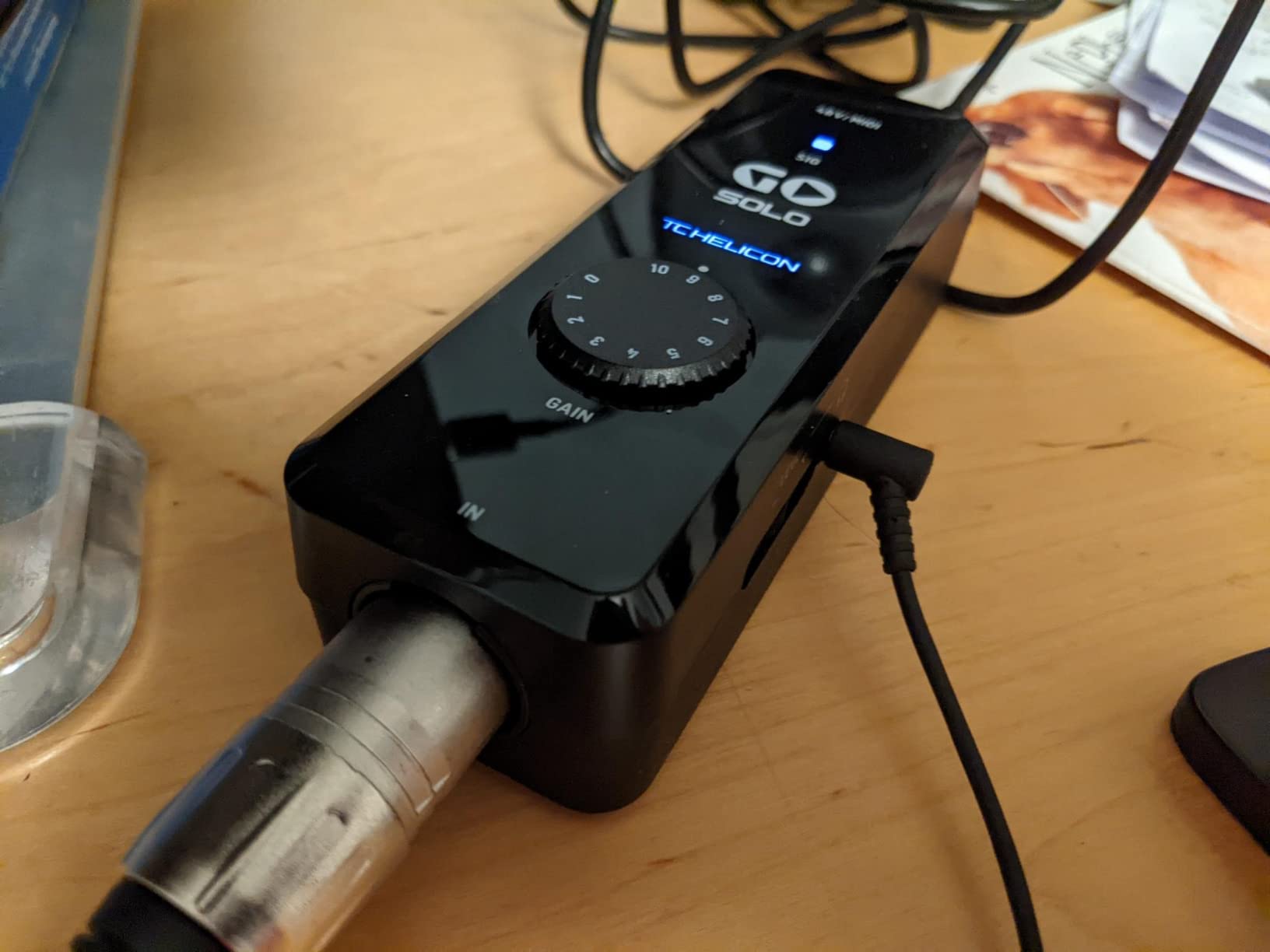 TC Helicon Go Solo interfaccia audio MIDI 24 bit 48 kHz