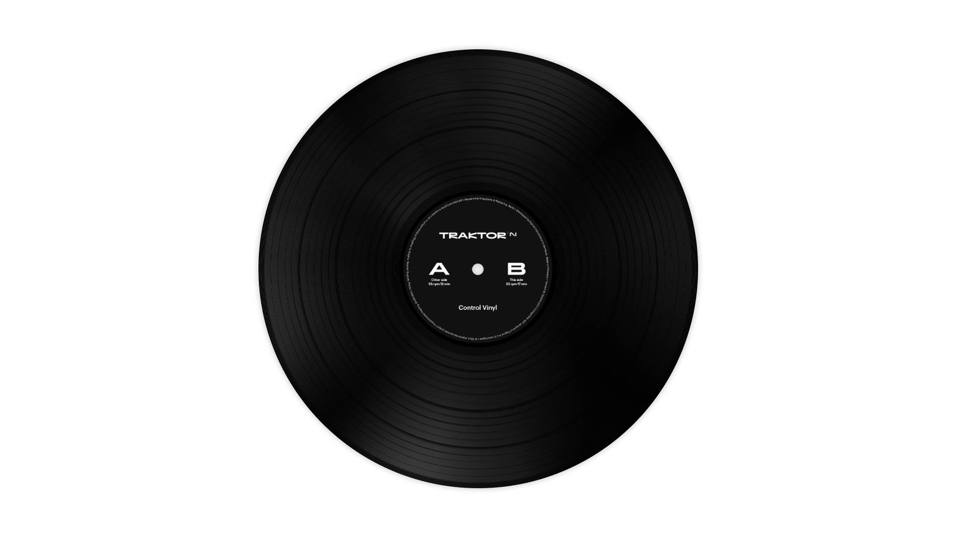 Komplete Kontrol Traktor Control Vinyl Black vinile timecode