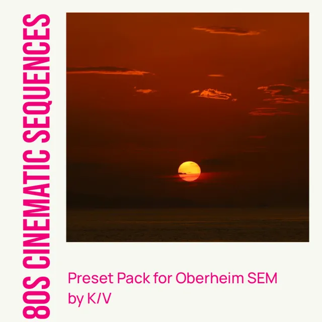 GForce Oberheim SEM 80s Cinematic Sequences espansione synth