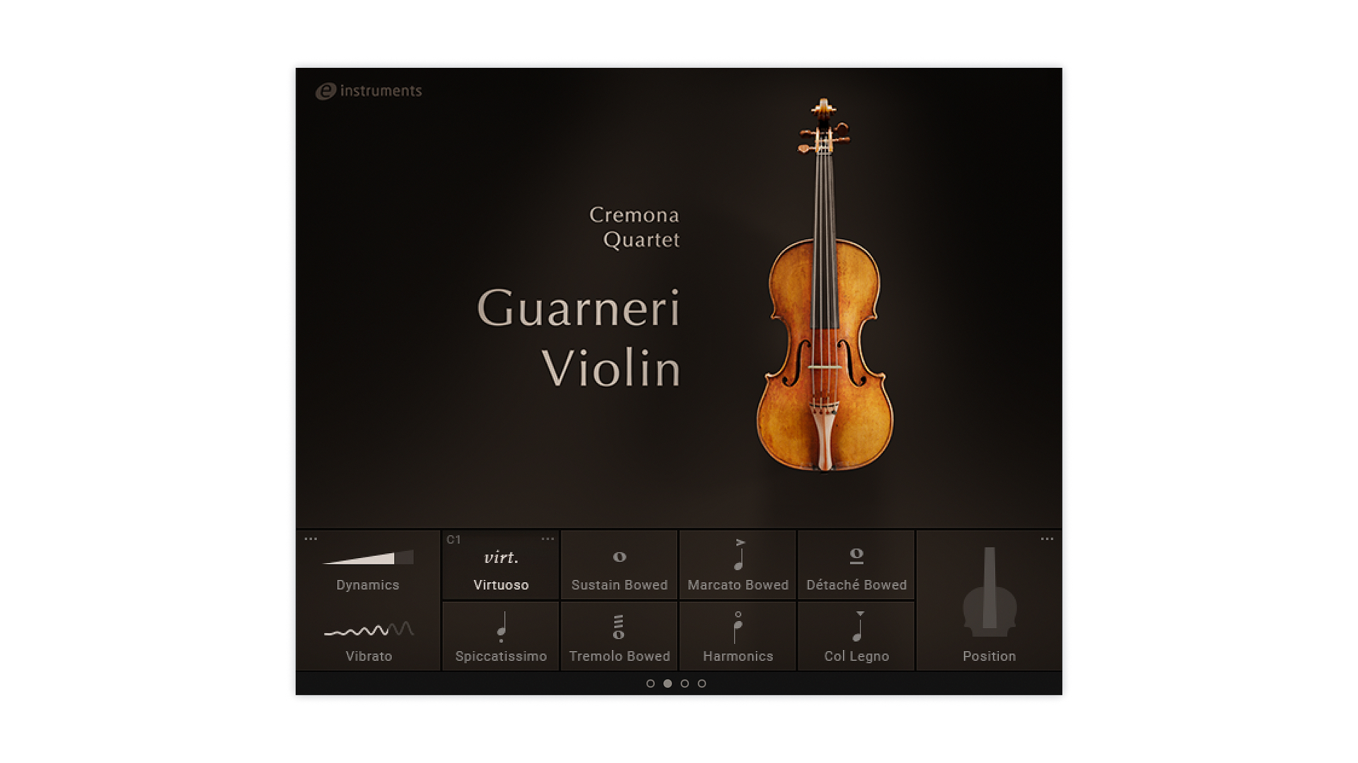 Komplete Kontrol Cremona Quartet Solo archi violino solo