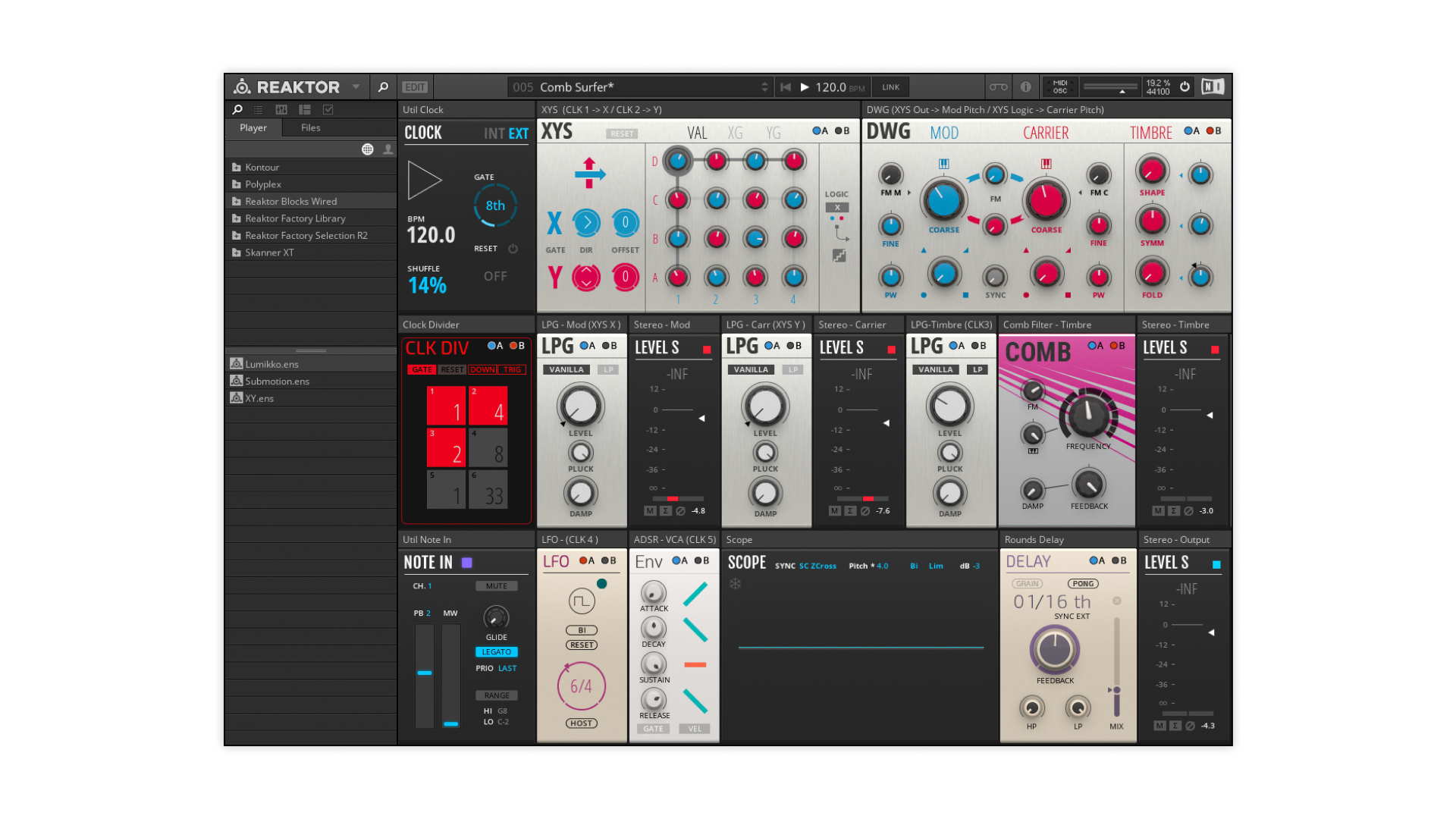 Native Instruments Reaktor 6 ambiente modulare download