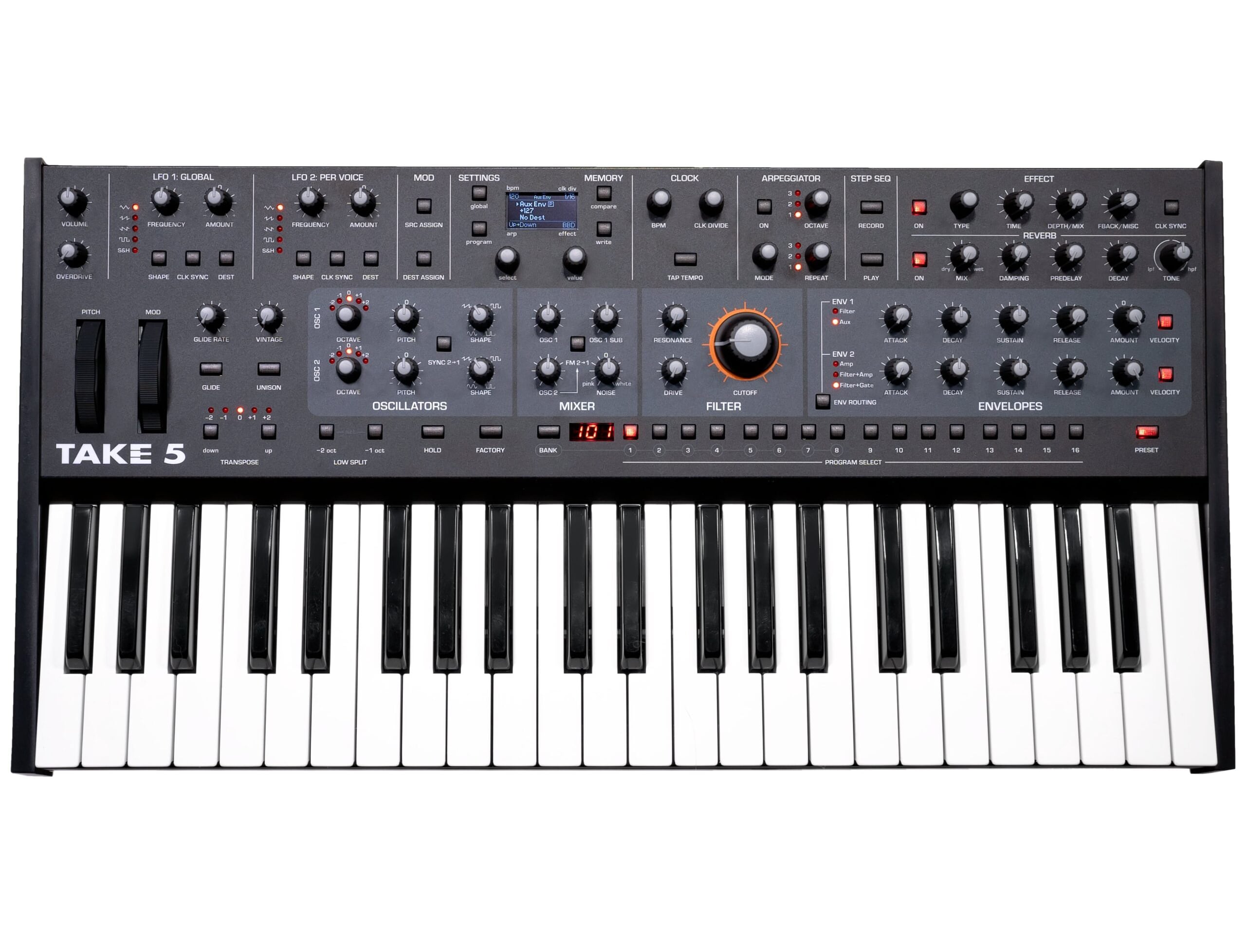Sequential Take 5 Tastiera Synth Analogico Compatto