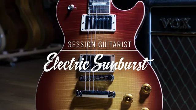 Komplete Kontrol Electric Sunburst chitarra virtuale Session Guitarist