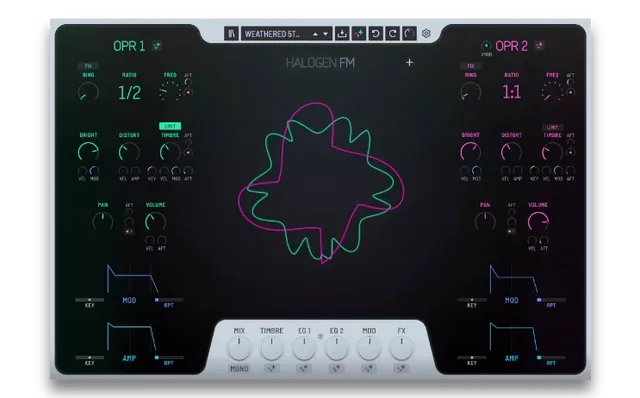 GForce Halogen FM sintetizzatore plugin FM