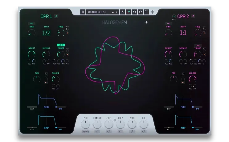 GForce Halogen FM sintetizzatore plugin FM